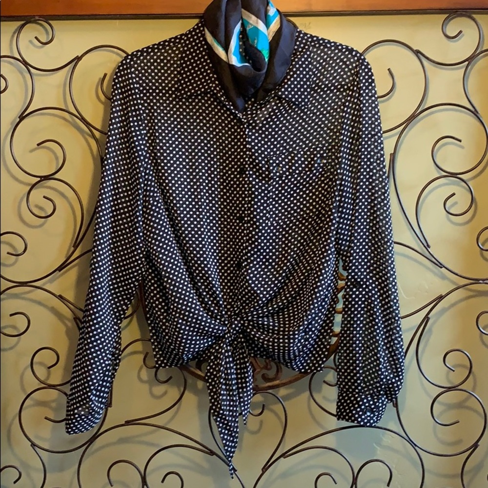 Zac and Rachel Polka Dot Blouse